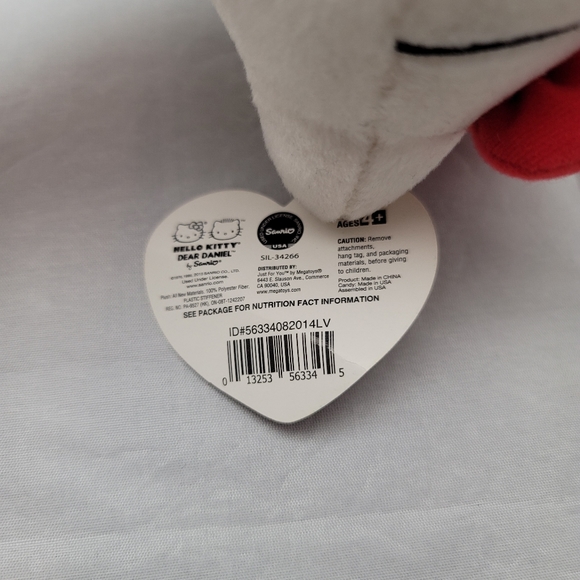Hello Kitty/Dear Daniel 2015 Valentine's Day Plush - Picture 5 of 5